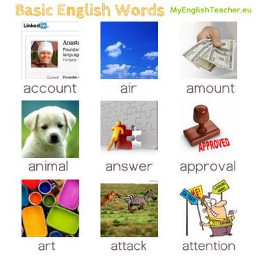 english words list