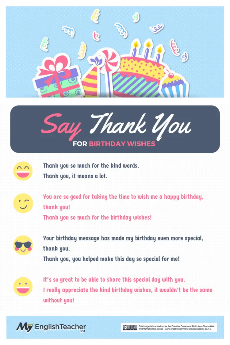 Ways To Say Thank You And You Re Welcome English Phrases Learn English Words English Vocabulary