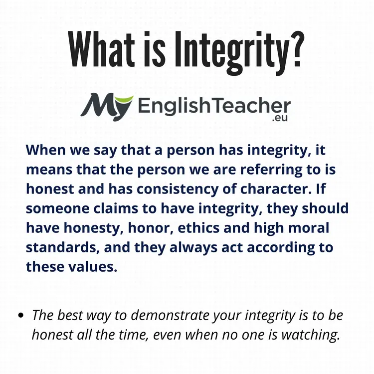 examples of integrity