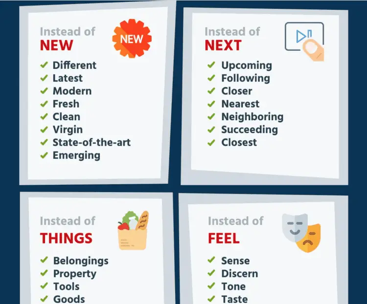 Synonyms For New Next Things Feel 