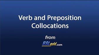 'Video thumbnail for Free English Lessons:  Verb and Preposition Collocations'