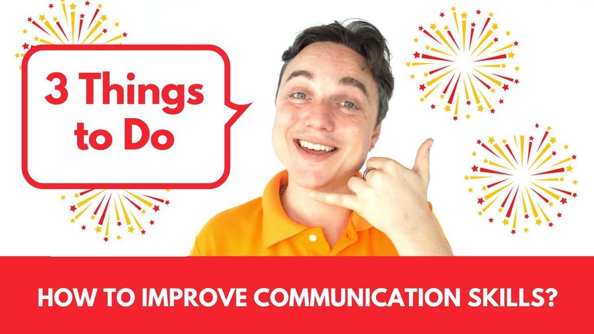 'Video thumbnail for How To Improve Communication Skills In English For Beginners'