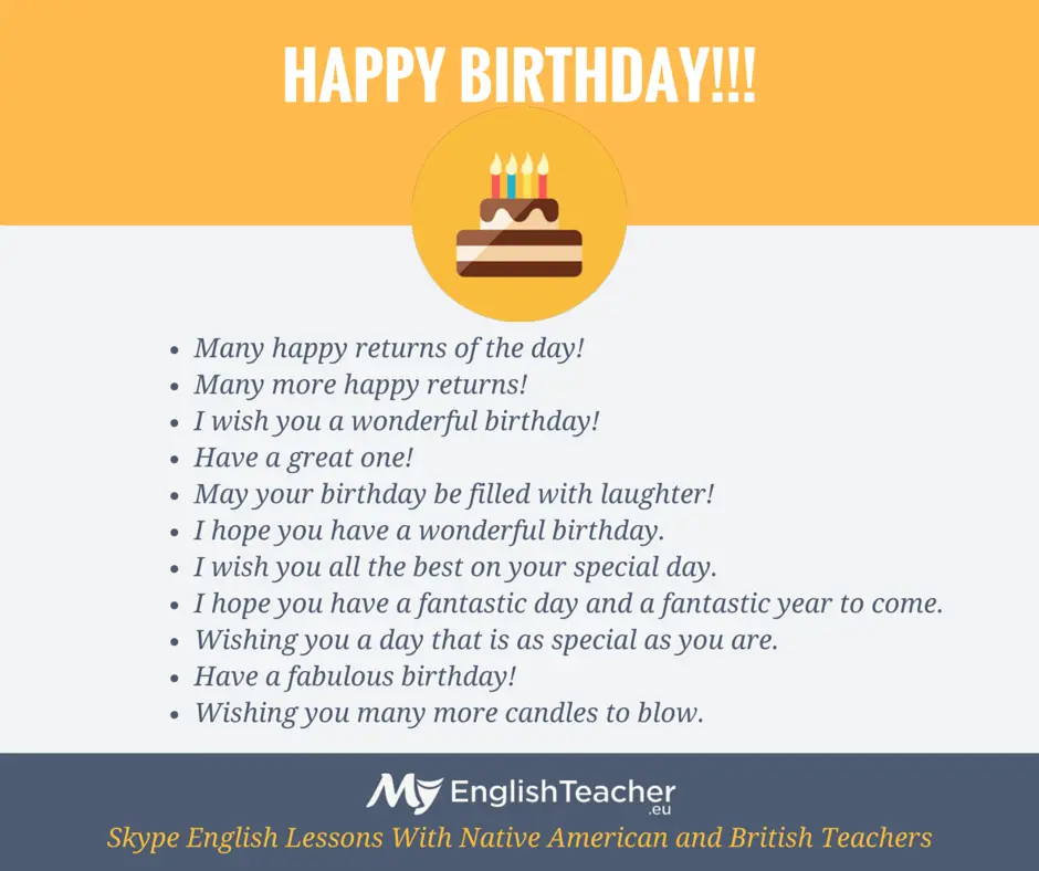 other ways to say happy birthday. different ways to say happy birthday in english